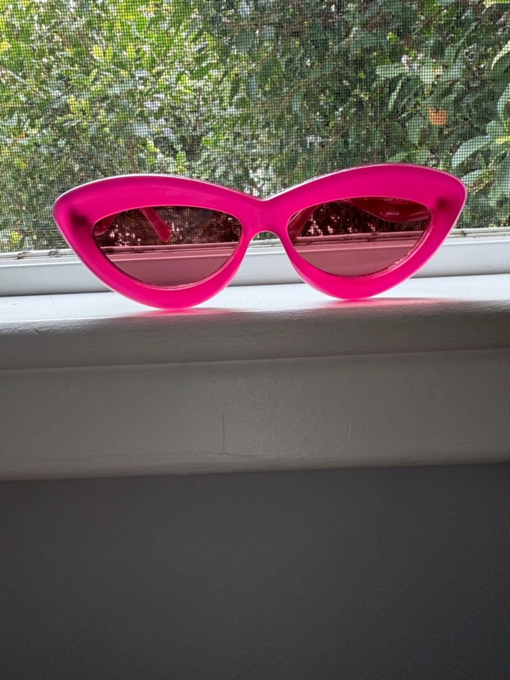 Loewe Hot Pink Cat-Eye Sunglasses